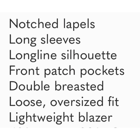 Anthropologie Amadi Kaye Linen Oversized Metallic Blazer Blush NWT Size XL - Picture 11 of 11